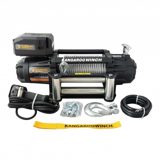 Лебідка електрична Kangaroowinch K12000 Extreme HD 12V, тягова сила 5443 кг