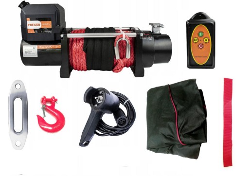 Електрична лебідка WINCH 12000 синтетика PRESKO