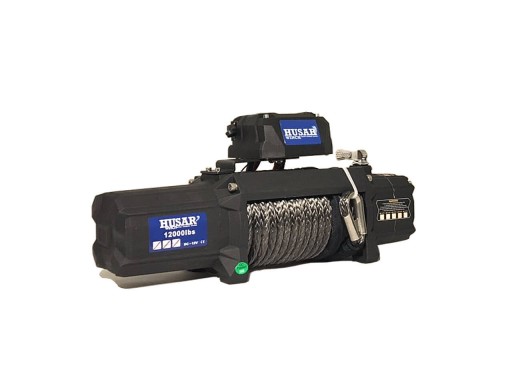 Лебідка електрична автомобільна Husar S12000lbs 12V синтетичний трос
