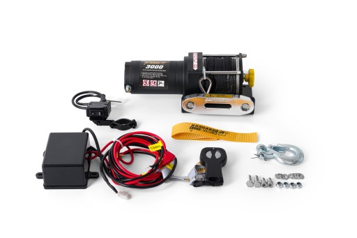 Електрична лебідка з синтетичним тросом 3000 lbs 12V QUAD ATV trailer