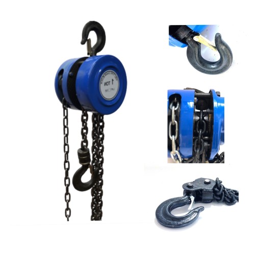 Лебідка ланцюгова 1 тонна 5м Лебідка Гусар ручна моторна лебідка