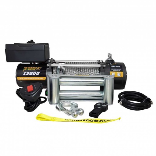 24V Kangaroowinch K13000 автомобільна лебідка 5,9 т позашляховий сталевий трос