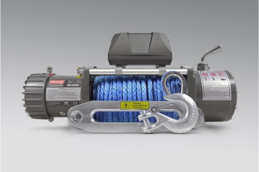 БОЛЬШЕ Лебедка автомобильная 4X4 ECONO 12000lbs 12V, синтетика