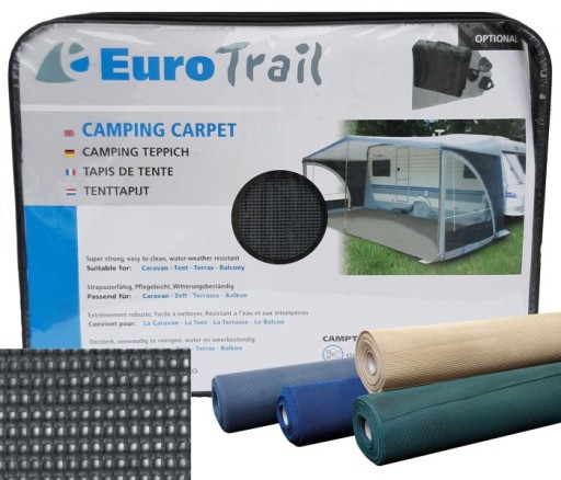 ETGS0027.0400 - Коврик для палатки Антрацит 200x250 EuroTrail