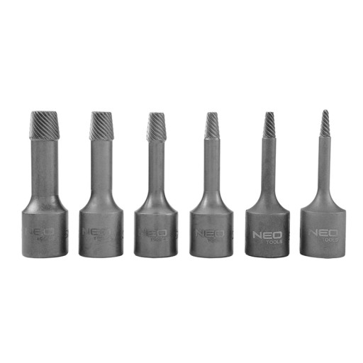 Винтовые экстракторы, набор из 6 шт.