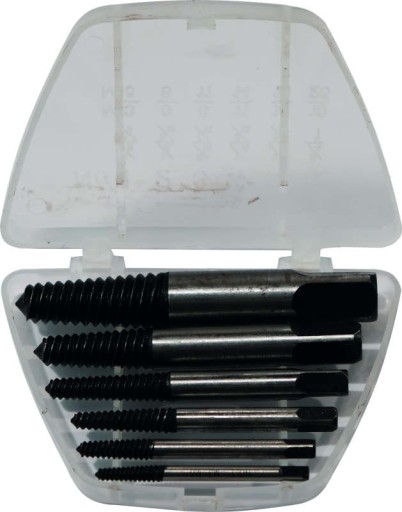 Екстрактори для зламаних гвинтів М3-М24 6шт Криптон