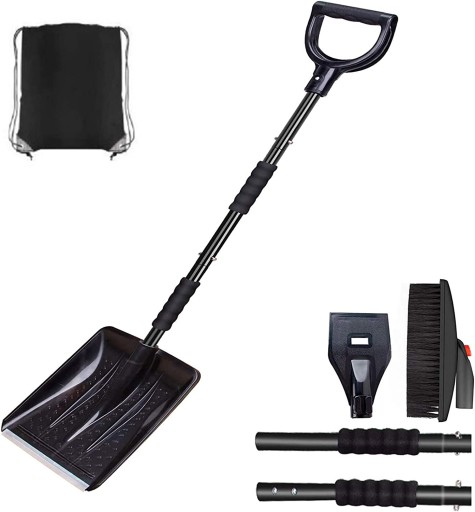 Висувна лопата для снігу, знімна пов'язка для