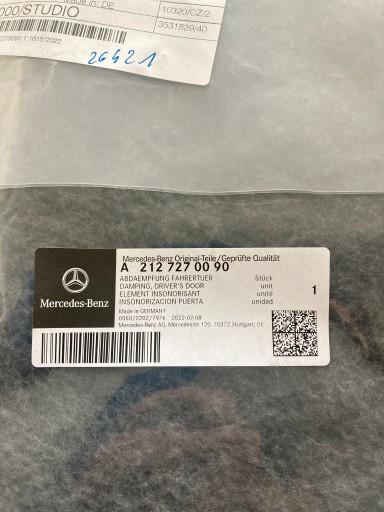 A2127270090 - Демпфирование передней правой двери MERCEDES W212