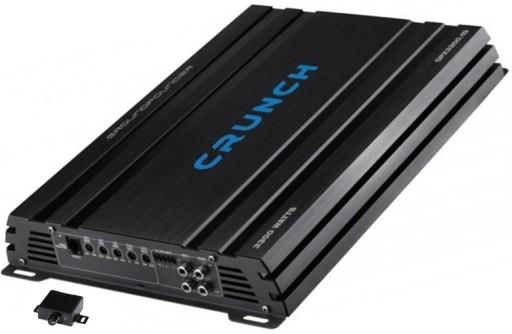 Підсилювач Crunch GPX3300. 1D 1650W RMS 1OHM + пульт дистанційного керування