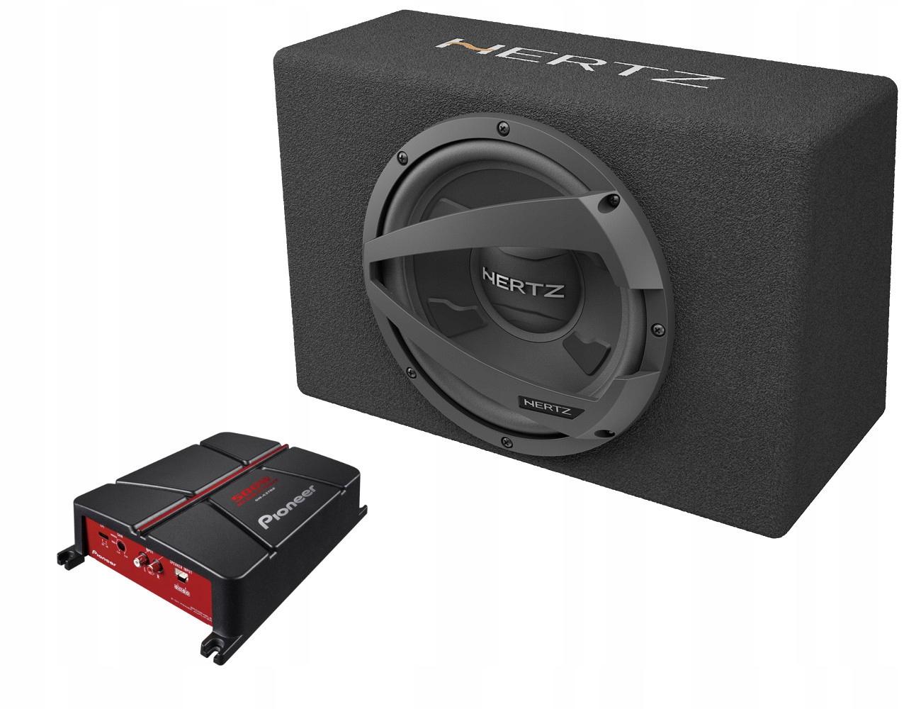 Підсилювач PIONEER GM - a3702 сабвуфер Hertz комплект