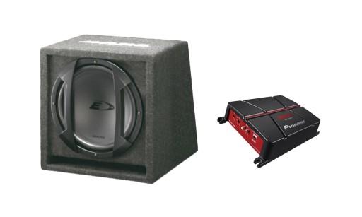 Усилитель Pioneer GM-A3702 + Alpine SBE-1244br