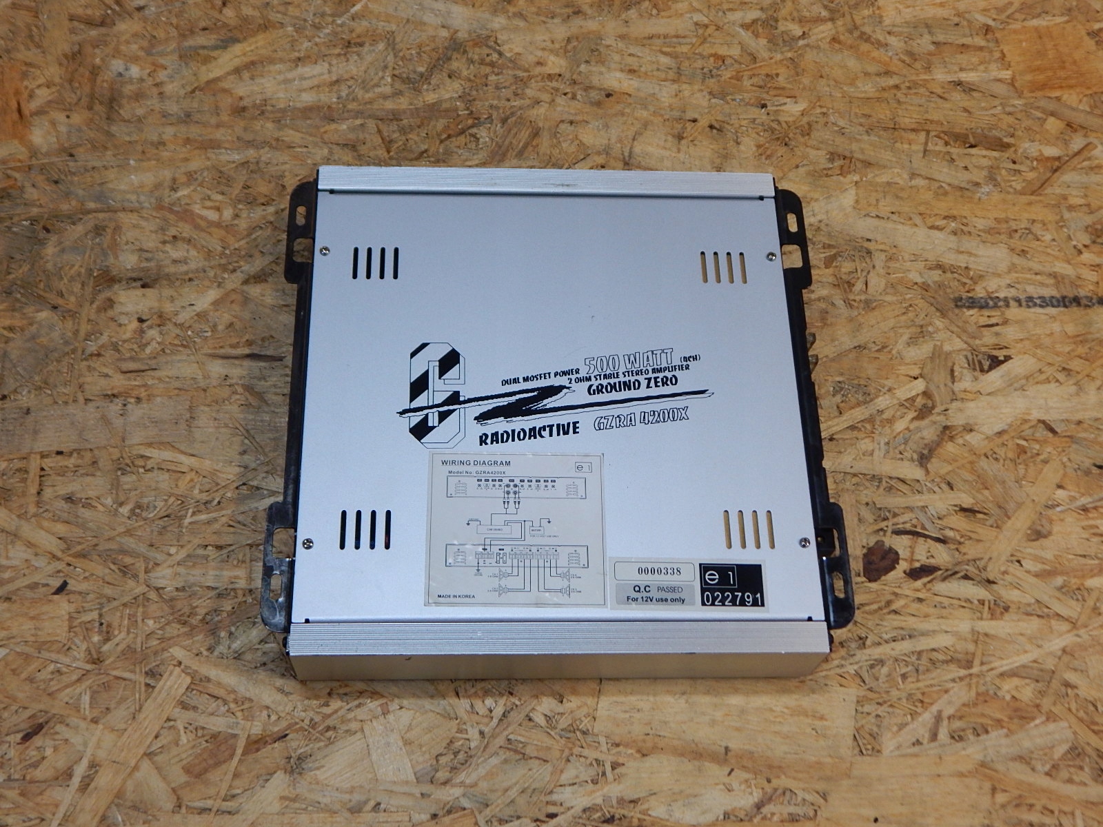 Підсилювач RADIOACTIWE GROUND ZERO 4200X