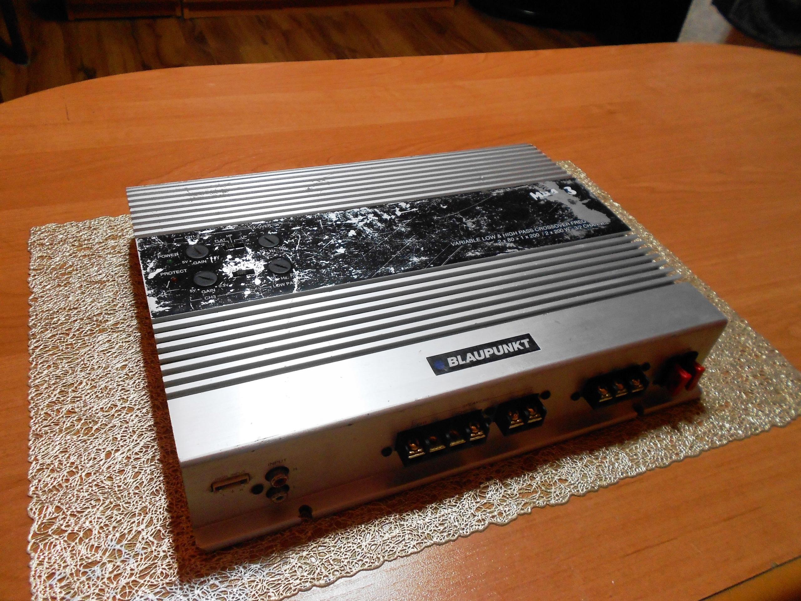 Автомобильный усилитель 3 канала Blaupunkt MPA3