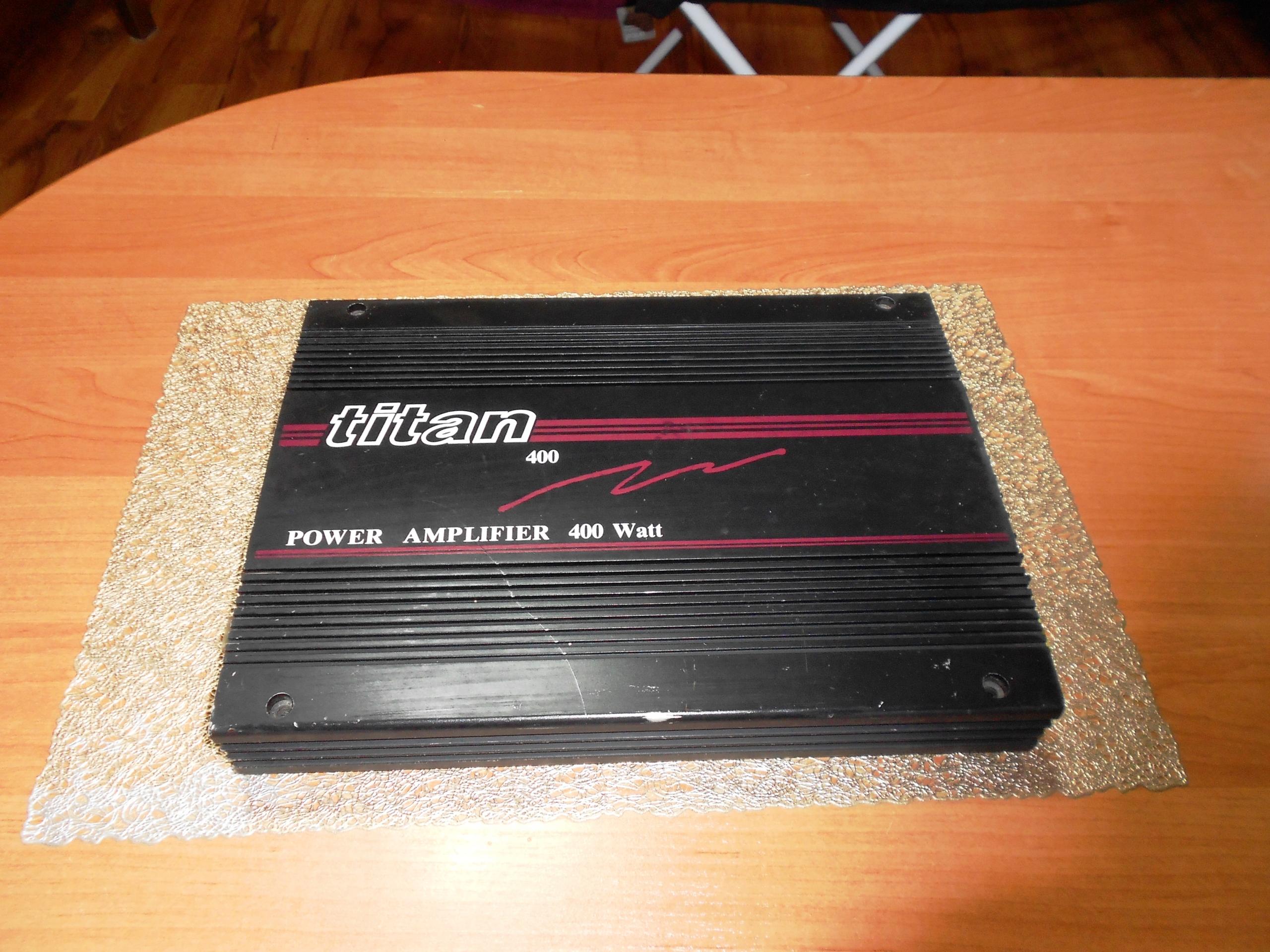 Автомобильный усилитель 4 канала TITAN 400