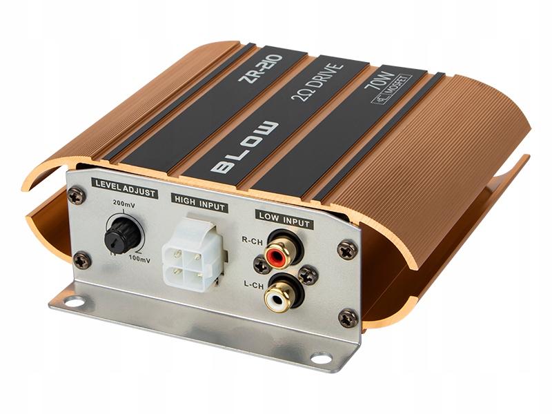 Автомобільний аудіопідсилювач BLOW ZR210 2X70W