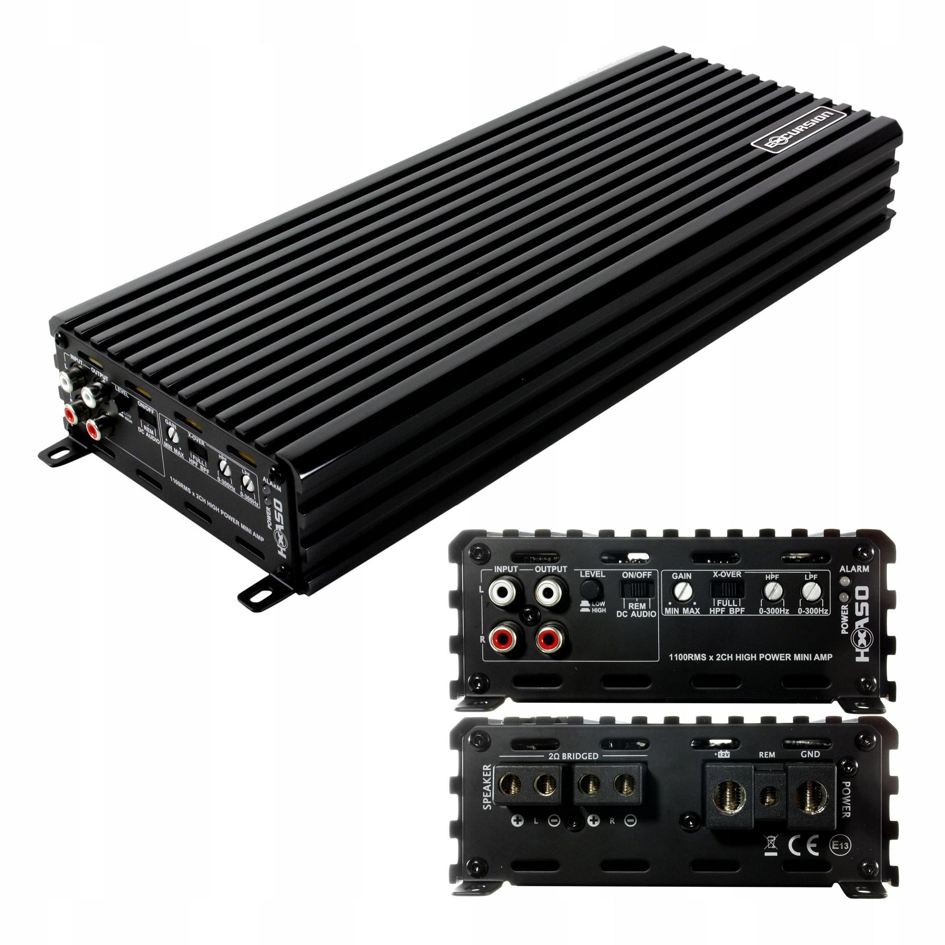 Автомобильный усилитель Excursion 2 канала 2200 Вт