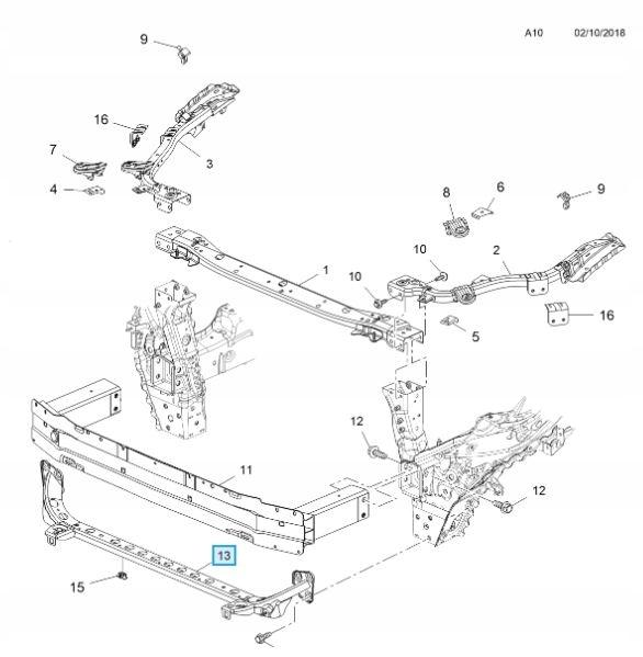 84047175 - Передний усилитель Insignia B 84316408