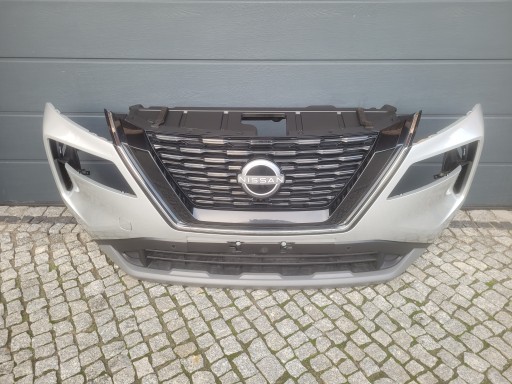 X-Trail T33 передний бампер полная решетка 4xpdc камера