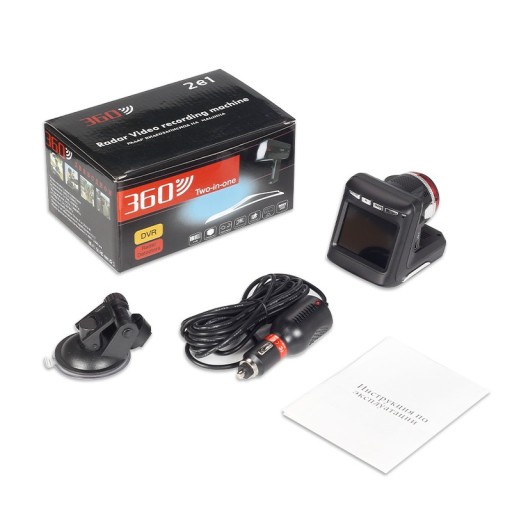 X7 2 в 1 Автомобільний відеореєстратор Dash Cam радар-детектор 2.31