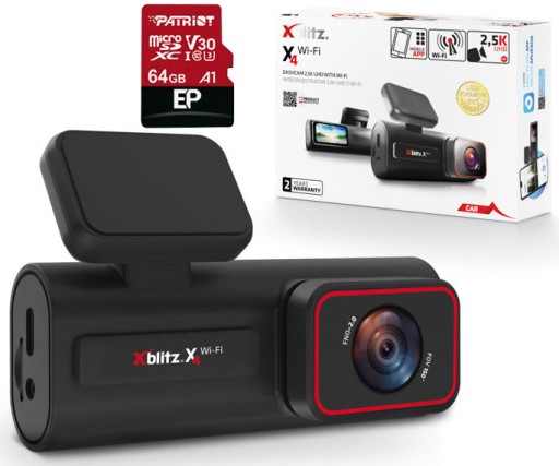 XBlitz X4 Wi-Fi 2,5K UHD WDR видеорегистратор автомобильный +64 ГБ