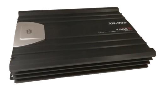 XR-999 BOSCHMANN ПІДСИЛЮВАЧ 4 КАНАЛИ 1500 ВТ + КАБЕЛІ