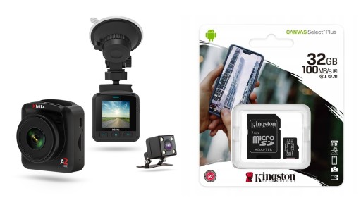 GPS-реєстратор Xblitz A2 Відео Full HD + камера заднього виду + ​​32 ГБ