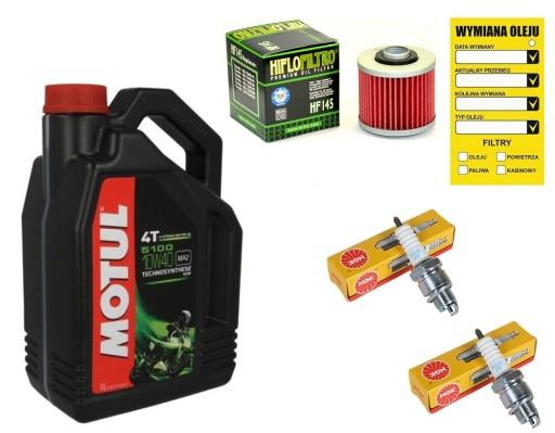 YAMAHA TDM 850 MOTUL OIL + ФИЛЬТР + ЗАГЛУШКИ NGK