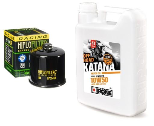 YAMAHA TENERE 700 T7 МАСЛЯНЫЙ ФИЛЬТР IPONE KATANA OIL 10W50 4л 100% синтетика