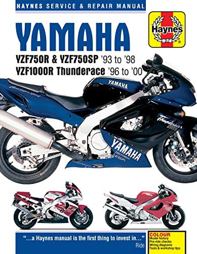 Yamaha YZF750R MOTORCYCLE REPAIR MANUAL-Haynes [книга]