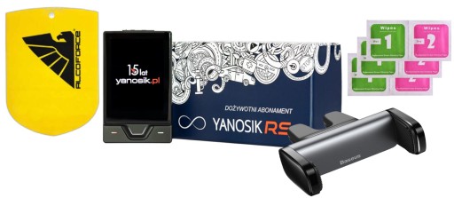 ДОВІЧНА ПІДПИСКА YANOSIK RS - 15-річчя Yanosik + ручка та аромат