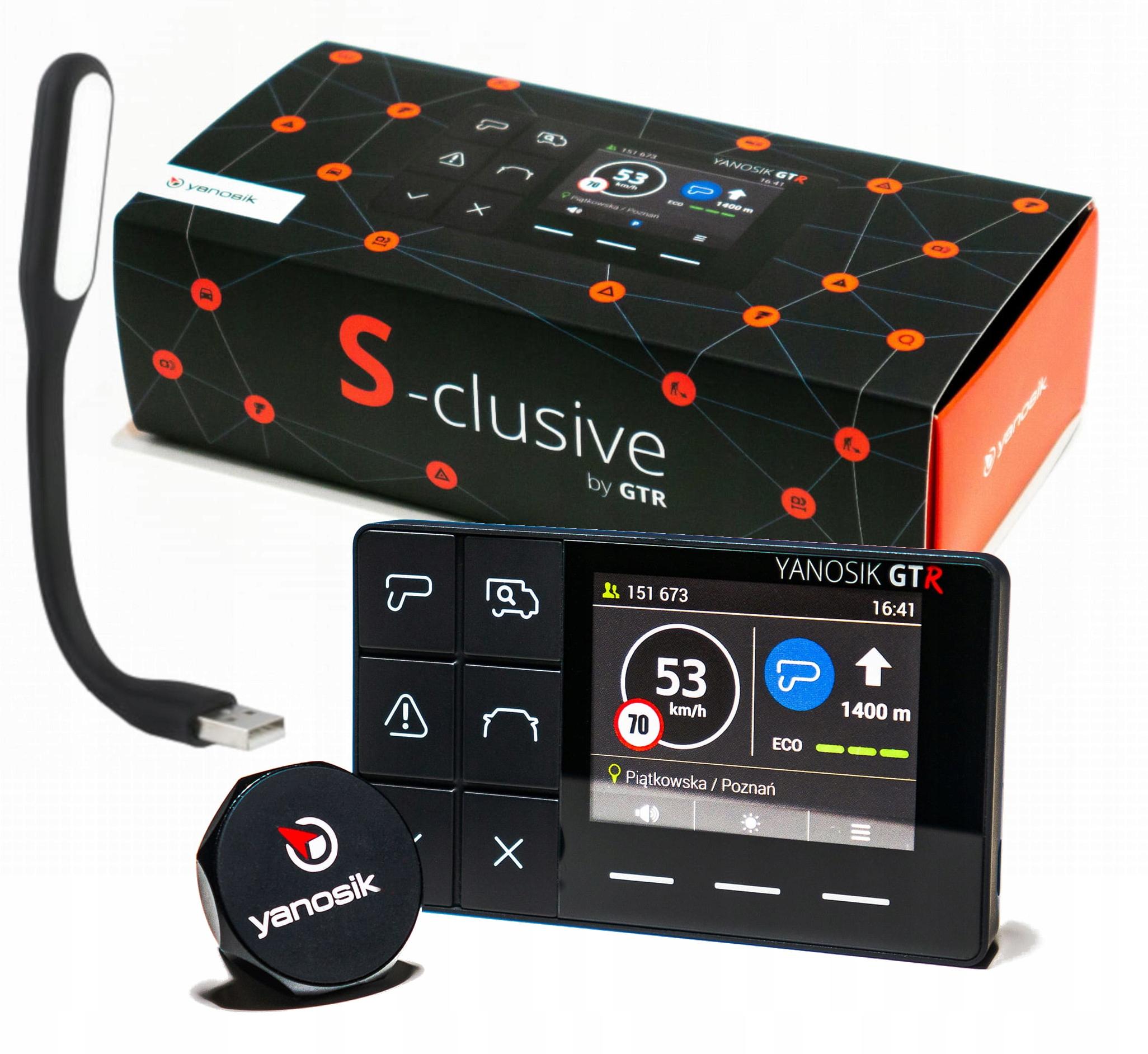 YANOSIK S-CLUSIVE GTR АНТИРАДАР + ПІДПИСКА + E-TOLL