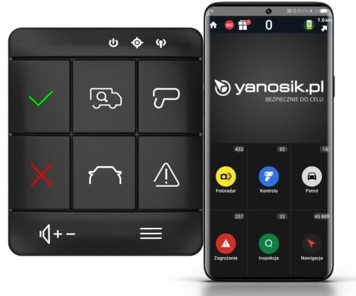Yanosik XS антирадар помічник + e-TOLL + підписка