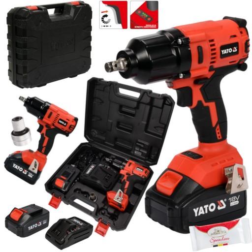 YATO 18V BEZSZ КЛЮЧ 1/2 700NM 3AH ŁAD YT-82806