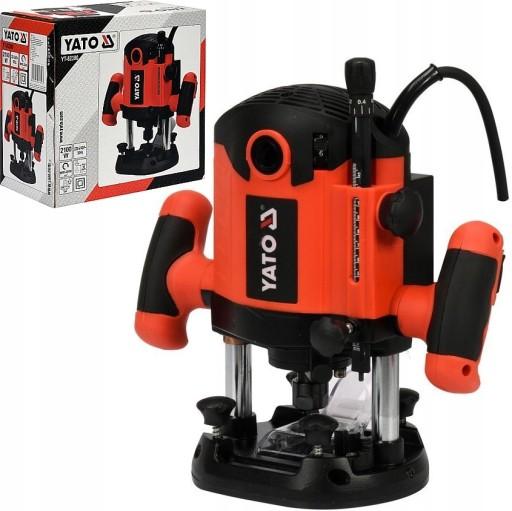 ЭЛЕКТРИЧЕСКИЙ ФРЕЗЕРНЫЙ СТАНОК YATO ДЛЯ ДЕРЕВОРЕЗОВ 8, 12 ММ 2100 Вт