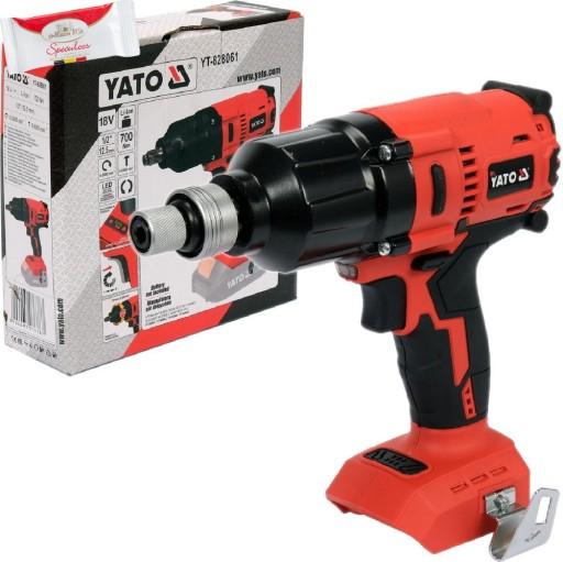 КЛЮЧ YATO BEZSZ 1/2 700NM БЕЗ АККУМУЛЯТОРА YT-828061