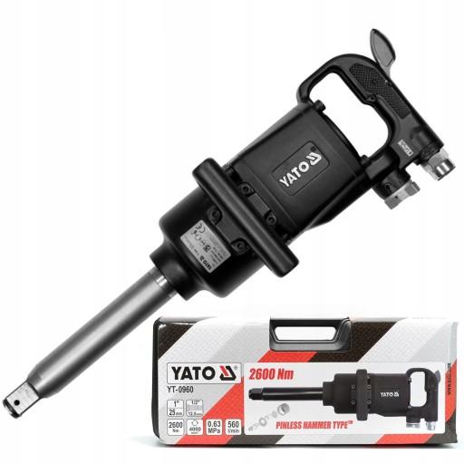 ПНЕВМАТИЧЕСКИЙ УДАРНЫЙ КЛЮЧ YATO DURAL 1 ДЮЙМ 2600 НМ КОРПУСНЫЕ КЛЮЧИ YT-0960