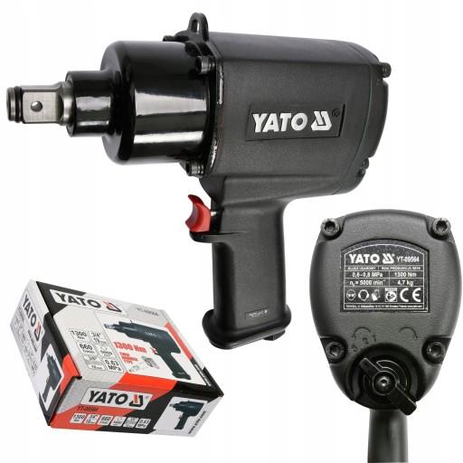 ПНЕВМАТИЧЕСКИЙ УДАРНЫЙ КЛЮЧ YATO ДЛЯ КОЛЕС С ПРИВОДОМ 3/4
