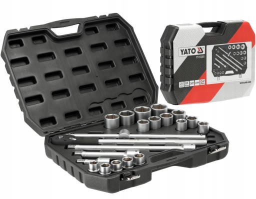 НАБІР ІНСТРУМЕНТУ ДЛЯ ГАЙКОВИХ ГАЙКОВИХ КЛЮЧІВ YATO 3/4