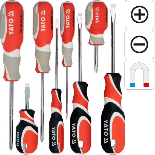 НАБІР ВИКРУТОК YATO НАМАГНІЧЕНІ ВИКРУТКИ