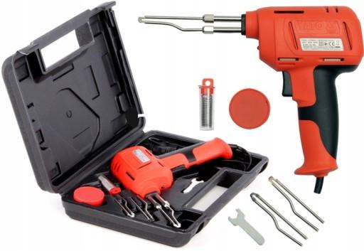 ПАЯЛЬНИК ТРАНСФОРМАТОР YATO 180 Вт 3 ЗМІННИХ ЖАЛА ЖОЛОВ'Я + КЕЙС