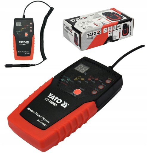 YATO ЖК-ТЕСТЕР ТОРМОЗНОЙ ЖИДКОСТИ С ЗОНДОМ