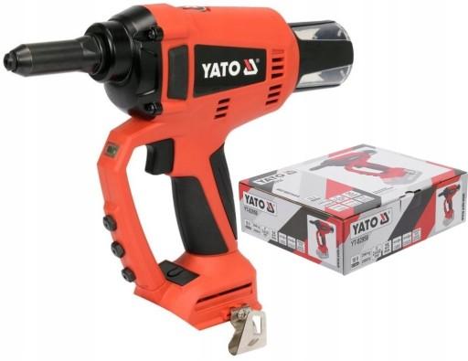 Безщітковий заклепальник YATO AKU 18V 2040кг 20KN