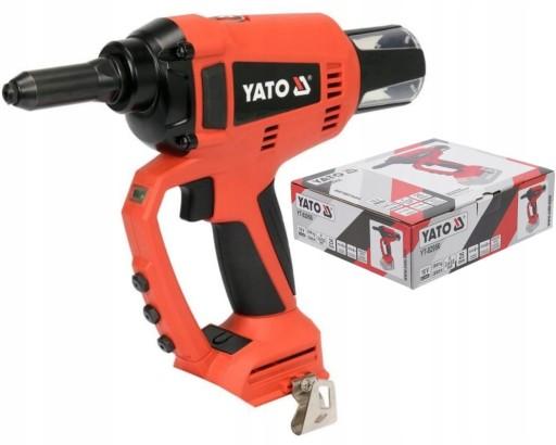 Безщітковий заклепальник YATO AKU 18V 2040кг 20KN