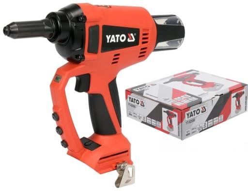 Безщітковий заклепальник YATO AKU 18V 2040кг 20KN