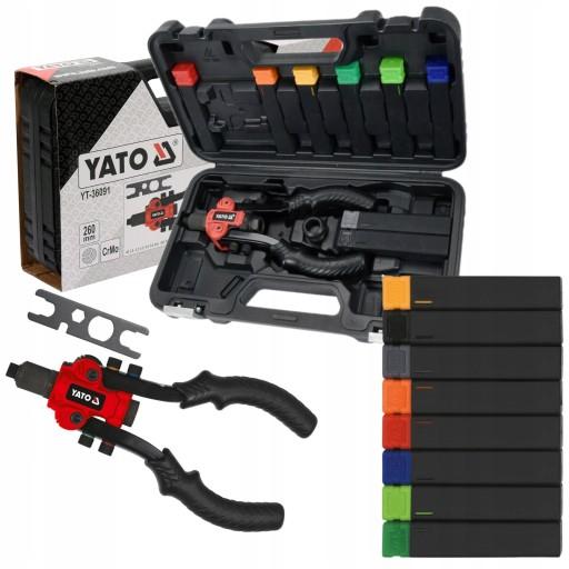 ВАЖЕЛЬНА КЛЕПКА YATO 2,4-6,4 мм M3-M12, 3в1