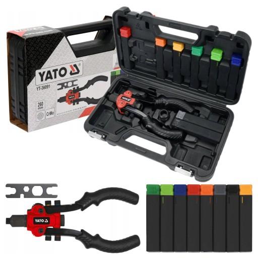 ВАЖЕЛЬНА КЛЕПКА YATO 2,4-6,4 мм M3-M12, 3в1