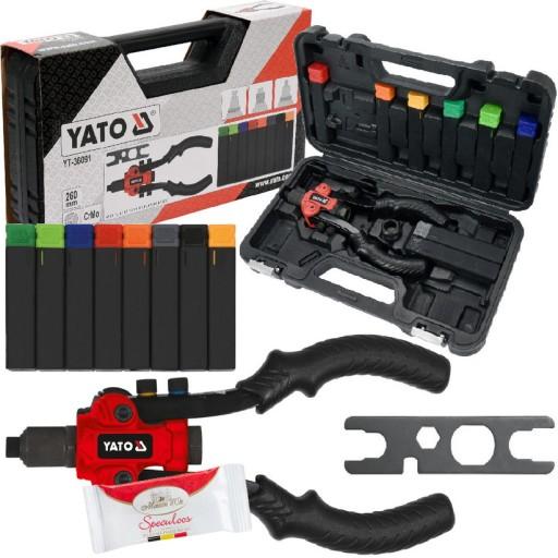 YATO УНІВЕРСАЛЬНА ВАЖЕЛЬНА КЛЕПКА 3 В 1 YT-36091