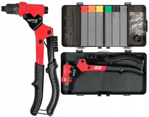 РУЧНОЙ ЗАКЛЕПОЧНИК YATO 360° YT-36013 3IN1 275 мм