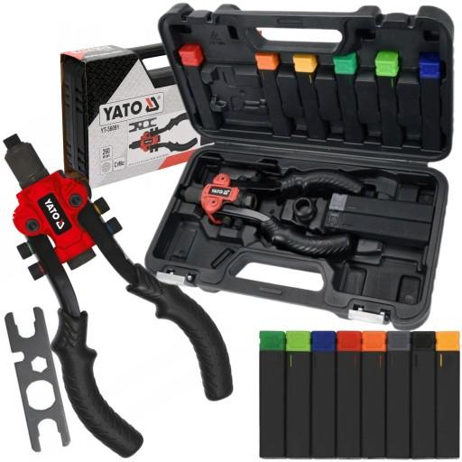 РУЧНИЙ ЗАКЛЕПАЛЬНИК YATO M3-M12 ДЛЯ КЛЕПОЧНИХ ГАЙОК