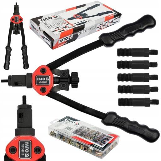 YATO ІНСТРУКЦІЙНИЙ СОРТЕР ЗАКЛЕПНИХ ГАЙОК M3-M8+150 YT36112
